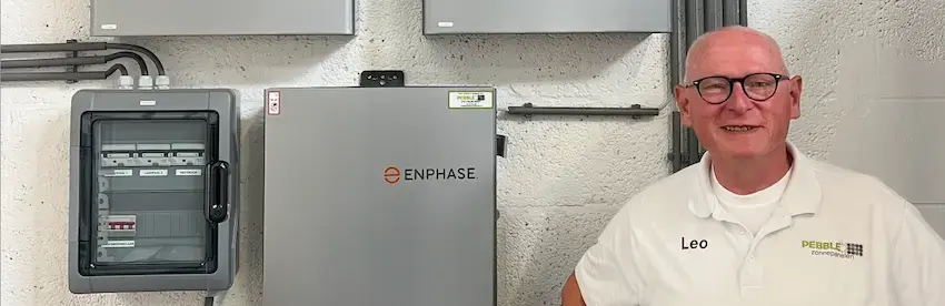 Enphase thuisbatterij-installatie