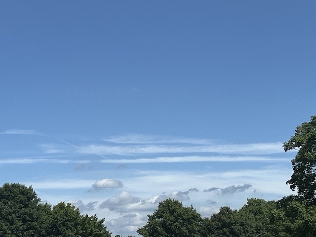 Zomerse lucht