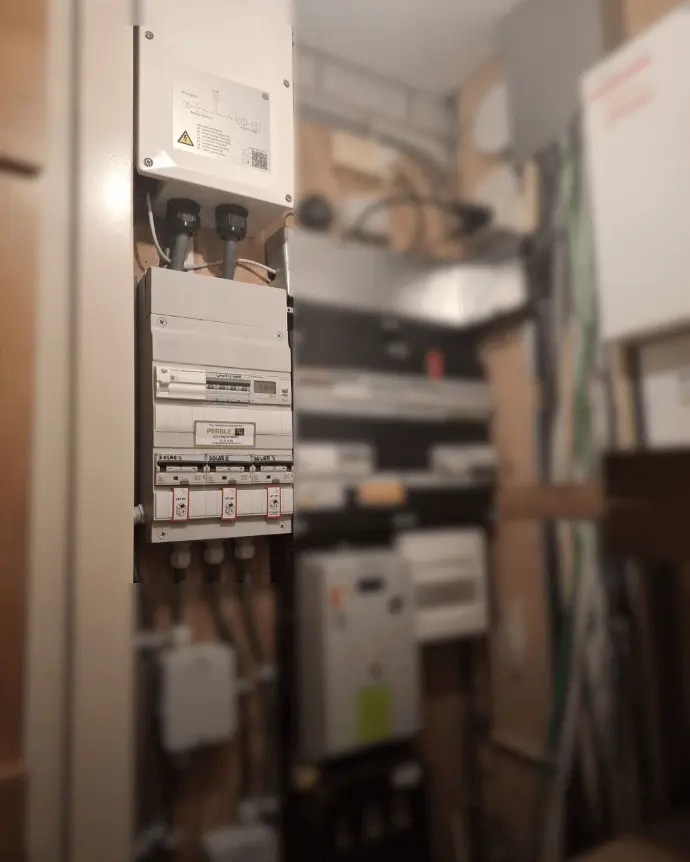 Inline meter in de meterkast plaatsen