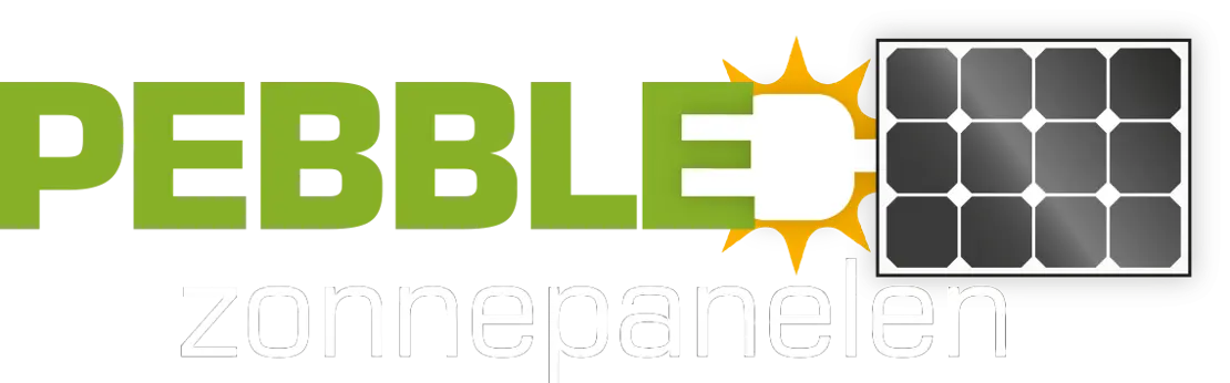 Logo van Pebble Zonnepanelen, voor advies en offertes voor zonnepanelen voor alle soorten daken