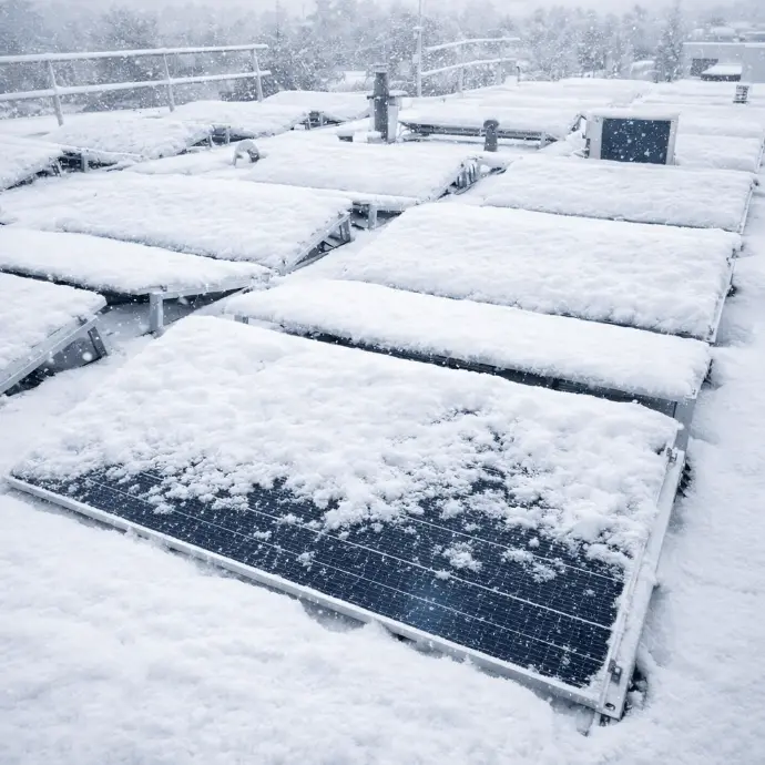 Sneeuw op zonnepanelen breda pebble zonnepanelen