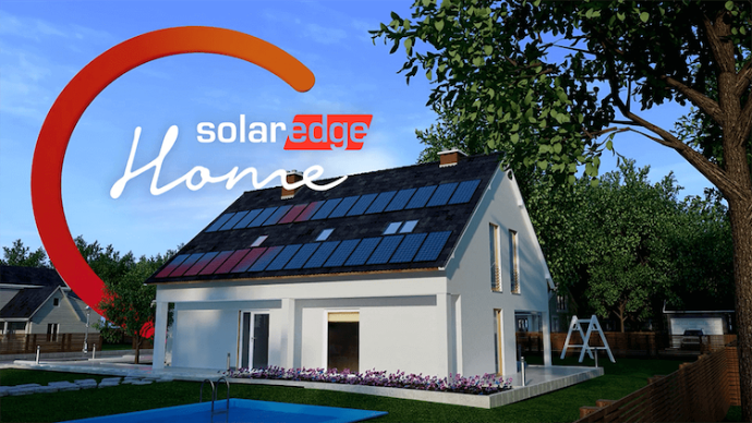 SolarEdge installatie met zonnepanelen en batterijen met stroomuitval backup-functie