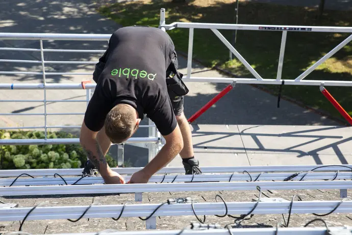 Pebble Zonnepanelen op een project in Breda